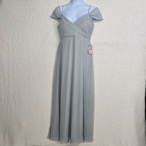 Birdy Grey Dresses & Skirts - Birdy Grey Dove Gray Spence V-Neck Convertible Dress X-Large